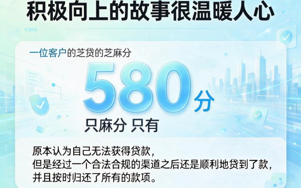 速览！芝麻580分能借钱的app精选，这5个贷款软件2026年必试