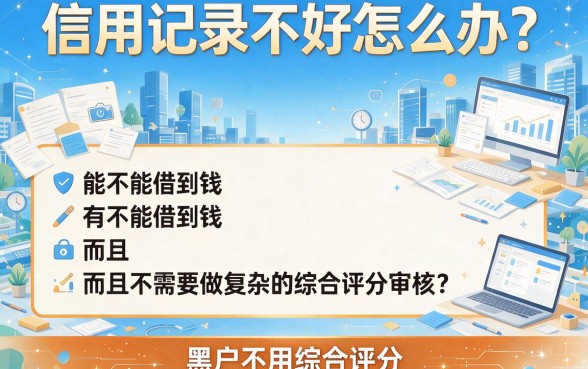 速览！5个黑户不用综合评分的口子，亲测靠谱好用，拆解来了