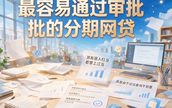 小白必看！4月亲测审批最容易的分期网贷是哪个？这5个6000元借款口子用着顺手