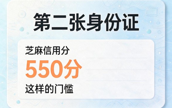 550分芝麻信用秒下款口子盘点:5个征信门槛低的500元借款渠道解析