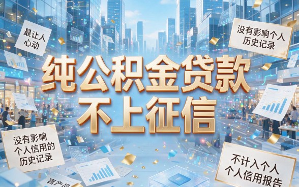 2026年必存！纯公积贷款不上征信，这5个8000借款口子对征信要求不高