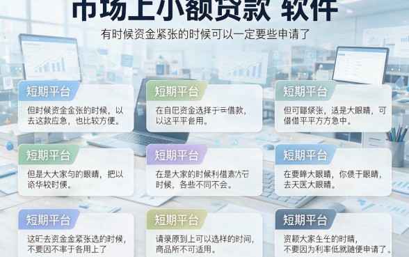 实测5个不查征信的小额贷款软件口子，额度高下款快，朋友圈都在传！