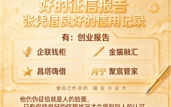 好的征信报告长啥样？2026这五个真心好用的借款9000口子实测告诉你