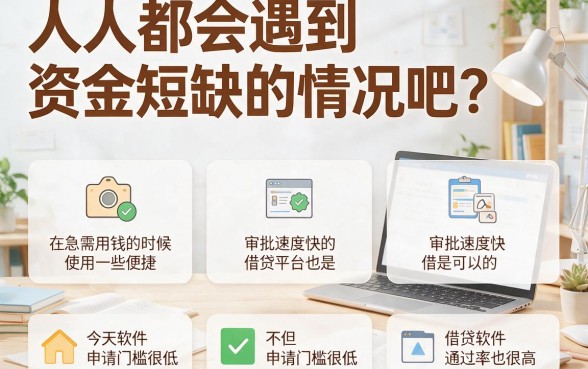有逾期也能过！这5个借钱软件审核超松，3000元秒到账，亲测有效