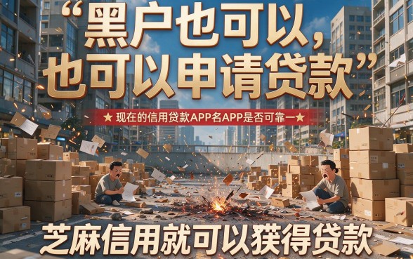 黑户芝麻信用就能借钱的app真的靠谱吗?深度揭秘别踩坑