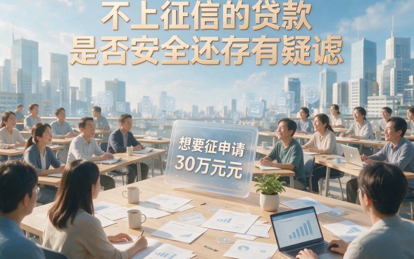 不上征信贷款30万，2026年稳定下款渠道深度盘点！