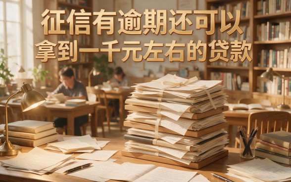 征信有逾期也能借？2026秒下款一千左右的口子真实测评来了！