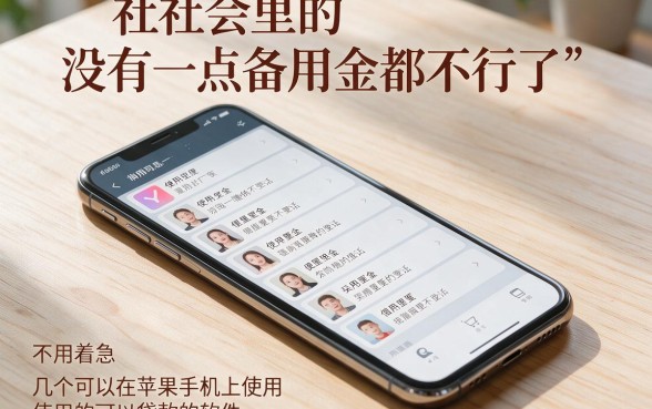 苹果手机上借钱的软件有哪些？2026额度飙升技巧公开，细数5个苹果手机轻松贷6000的口子