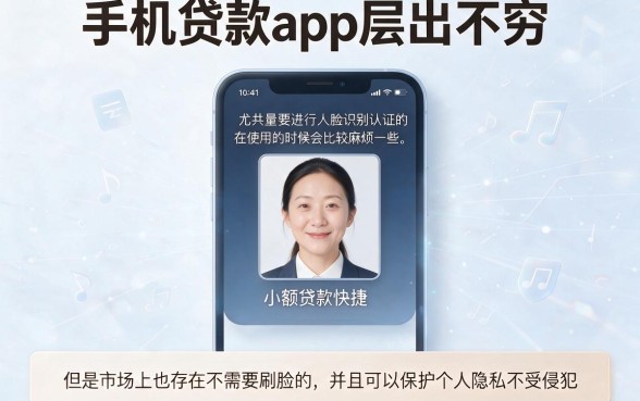 急寻不用扫脸的小额贷款app？今日名额告急，这5个口子借款50000人脸识别门槛低