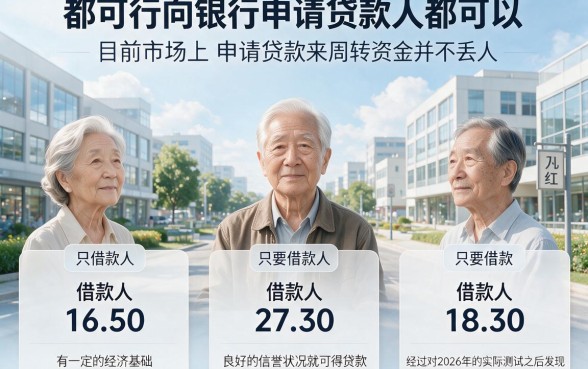 50岁借款口子的平台盘点：2026年这5个借款软件，50岁申请6000元急速放款超省心