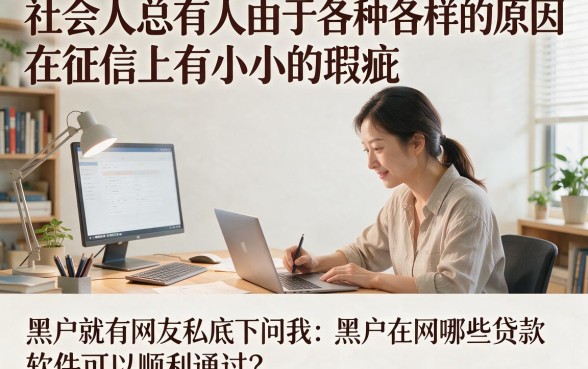 适合黑户2026年容易通过审批的网上贷款软件有哪些?这5个借钱7000对征信要求不高的平台速收藏!