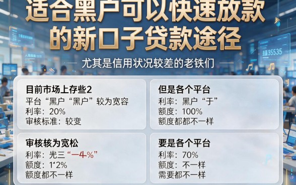 2026黑户好下款的最新口子汇总！这5个黑户好借2000的口子速申速下
