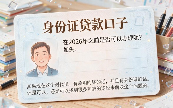2026身份证贷款口子大盘点！这5个苹果ID贷24小时极速下款，稳到飞起