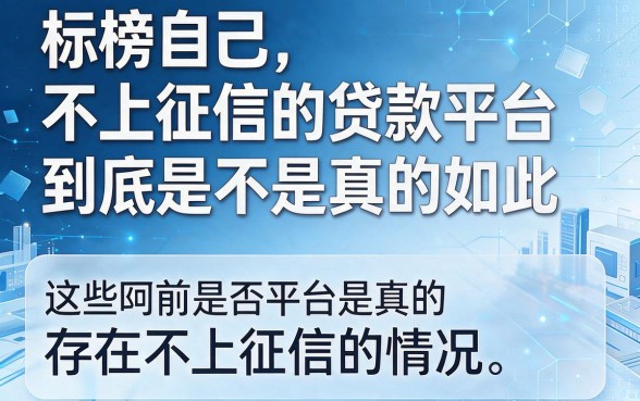 不上征信的贷款查征信竟已这么智能?2026年这5个无视征信、借钱2000的APP实在好用