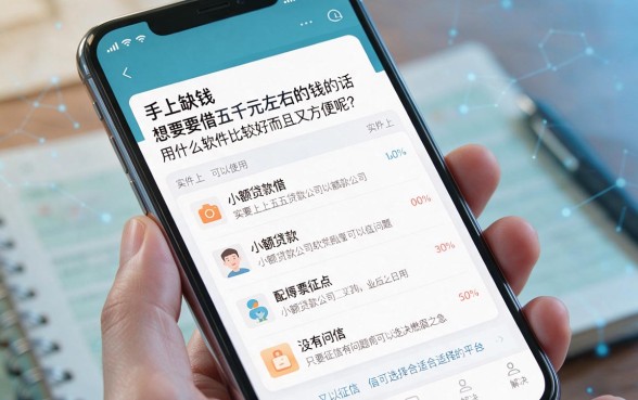 2026急需5000元？这5个容易借款的软件门槛低，还有4000借款要求不高的平台汇总！