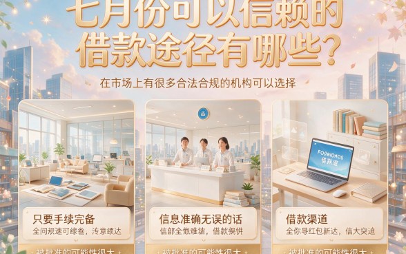 7月最新借款口子速看！盘点5个可借1000的靠谱渠道，2026年速学速用