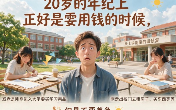 急用钱的20岁必看！2026年20岁急用钱哪里可以借？实测能下5000的高额度对口借钱口子