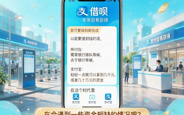 支付宝平台可以借钱！这5个口子当天借到1000元