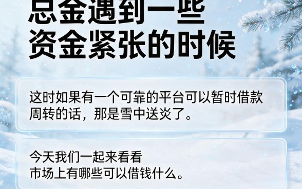 2026年有什么可以借到钱的平台？盘点5个要求不高、能借7000的隐藏下款口子