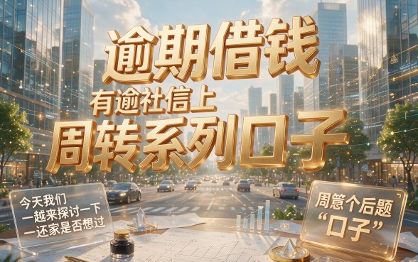 征信有逾期也能下款？亲测这些借钱周转系列口子真的有用！