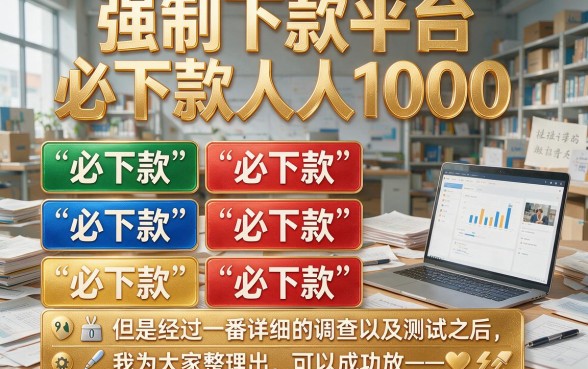人人1000！这5个资质要求不高的3000借款软件，或是必下款的强制下款平台之选