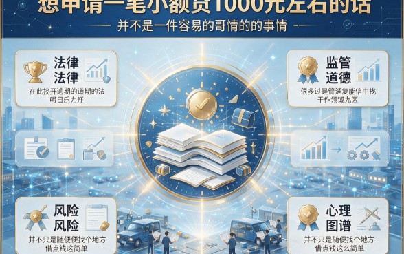 征信有逾期急用1000元？这几个正规小额贷款渠道很多人不知道
