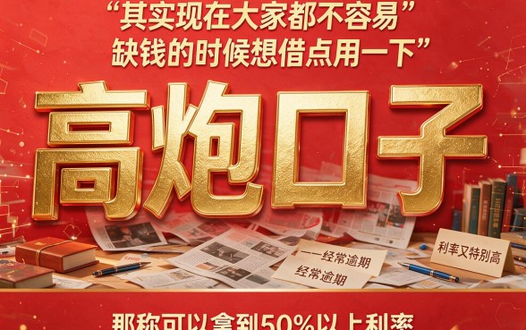 五六十高炮口子全部逾期别慌！2026年这5个5000借款口子真实下款中