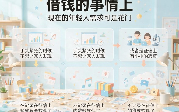 不上征信的借贷软件有哪些平台?2026这5个对征信要求不高的5000借钱口子原来是这样申请的!