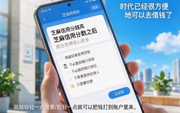 急用钱别慌！2026严选5个用芝麻信用分就能借款的APP，最高5000元随借随到