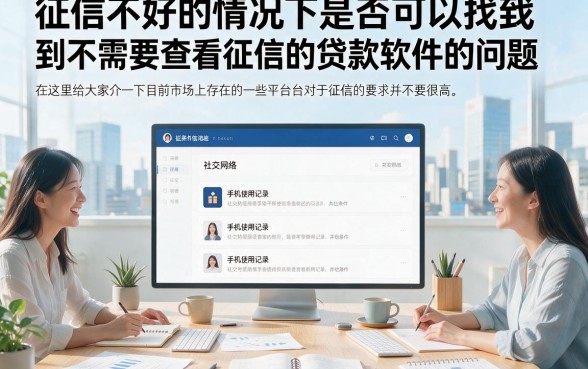 适合黑户2026年这5个不看征信贷款的软件下款稳，借款口子选择真不少！
