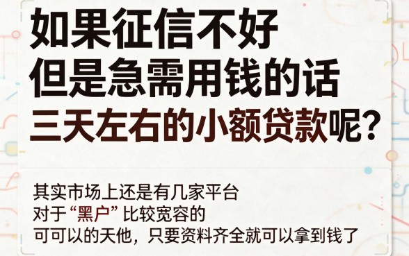 黑户30天小额贷款速看！这5个借款软件下3000块真的快