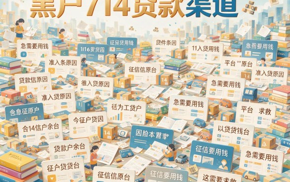 无视黑白，黑户贷款714贷款口子秒下3000，今日申请攻略速看！