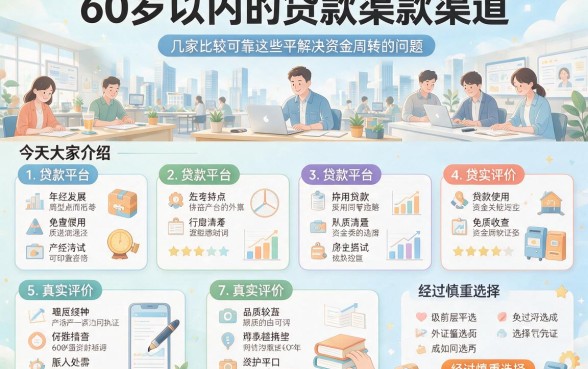 60岁以下贷款口子2026年实测！严筛5个六十岁以下可借1000的冷门口子，极少人用过