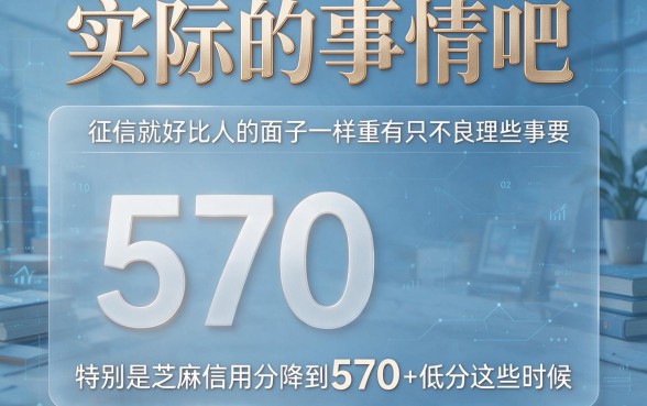 征信黑、征信不好、征信烂、芝麻信用分570怎么贷款？这5个借钱500的口子用着很舒心