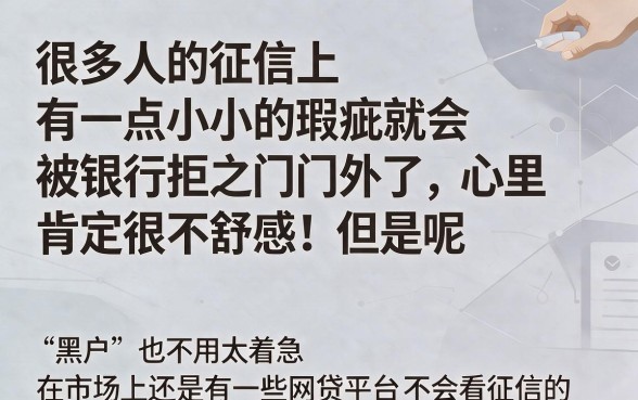 适合黑户这5个不看征信的网贷口子，本文细致统计