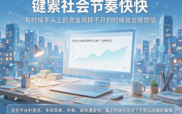 2026精选低利息借款正规软件，这5个平台借5000体验感超棒