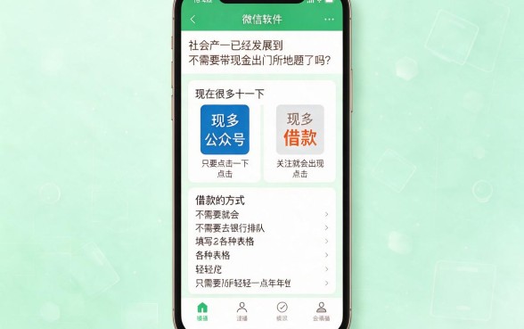 微信里关注公众号就能借钱的口子来了！这5个秒放款平台真的好用