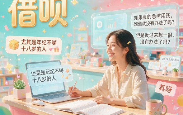 未成年千万别碰！实测这5个对年龄要求不高的借款平台，2026年内部技巧分享