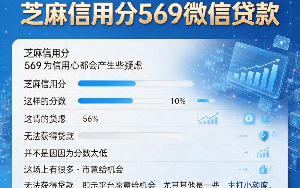 芝麻信用分569也能微信贷款？实测这5个口子，1000元秒到账！