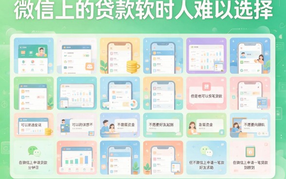 微信里的贷款软件有哪些？这5个无视征信的借款APP，轻松到账3000元！