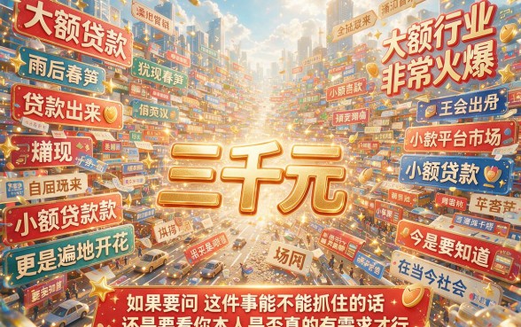 好申请的大额贷款人人3000来了!5月最新发现,这5个借款5000的软件门槛低超实用