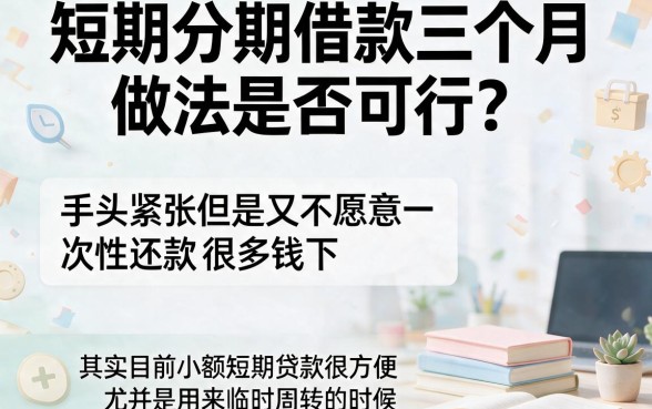 短期分期借款3个月怎么选？2026年严选这5家，专业解析来了！