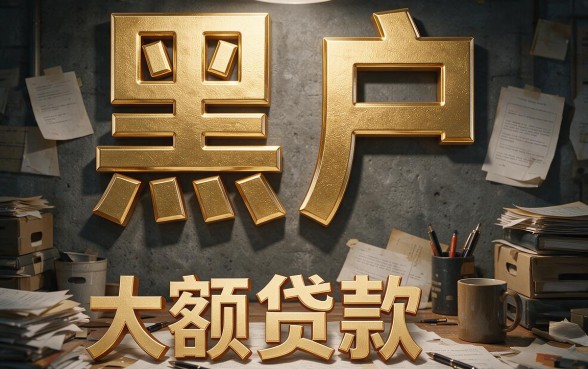 适合黑户这5个大额贷款平台容易过审，操作简单不麻烦