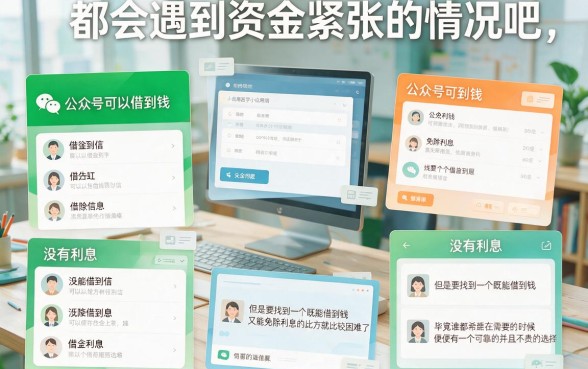 微信免利息借钱软件哪里找？这5个实用省心渠道一次讲透！