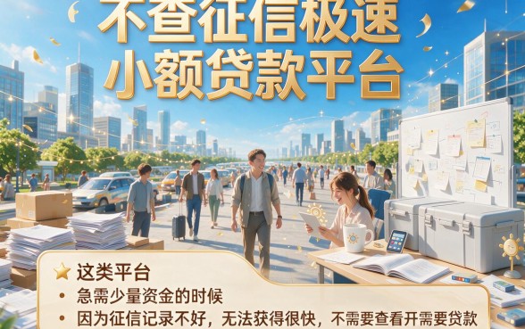 不看征信秒到账！2026极速小额贷款平台TOP5深度测评