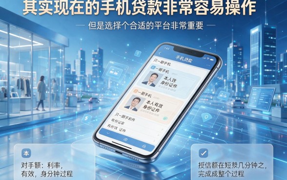 5个手机贷款怎么贷的靠谱渠道严选，手把手教你轻松申请