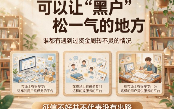 黑户不看征信能下款的平台2026最新实测！这5个借款9000的口子门槛超低