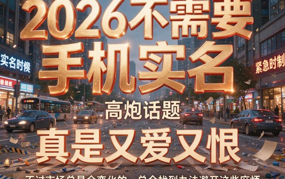 2026急需用钱必看！这5个不查身份、不用手机实名的3000高炮口子，真的好借
