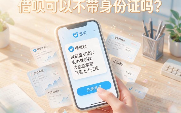 2026年审批通道已开！手机借钱不用身份证，这5个借款软件直接下款