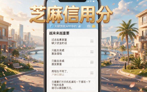 芝麻信用分高必看！这5个大额贷款APP轻松借5000，超便捷